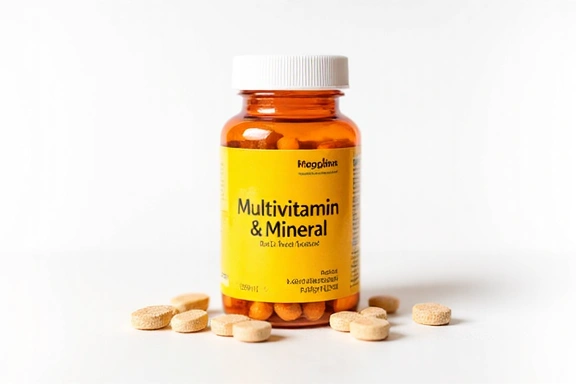 Bote de Multivitaminas y Minerales