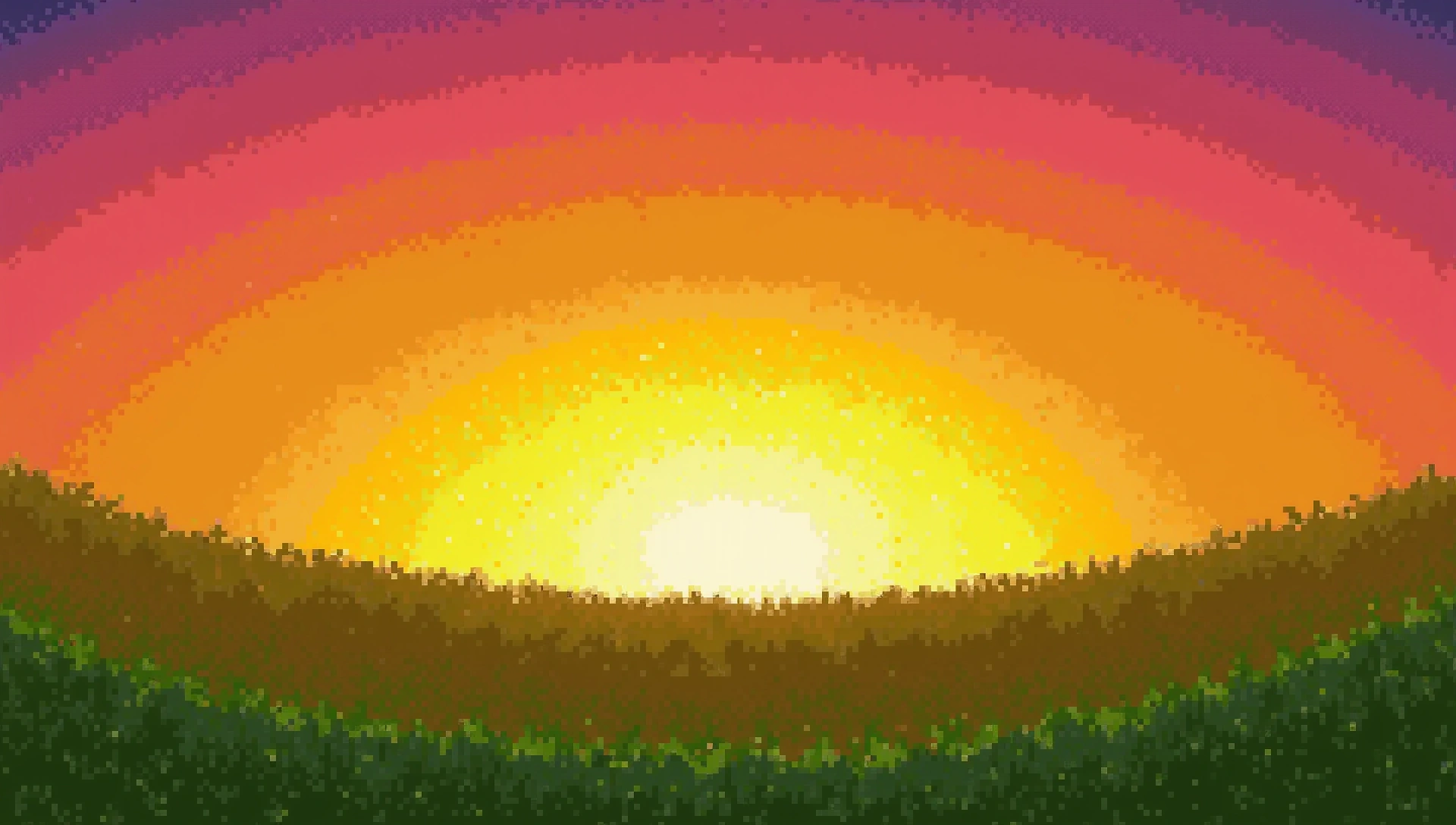 Paisaje natural vibrante con un amanecer que simboliza vitalidad y energía.